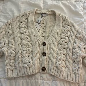 New! Zara Oversized Knit Cardigan